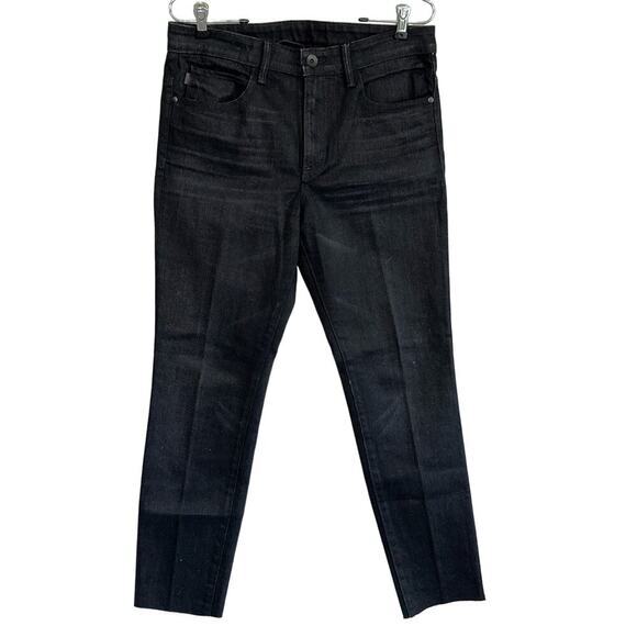 Helmut Lang | Size: 29 | Ankle Skinny‎ Jeans Black Raw Hem High Rise - Picture 1 of 5
